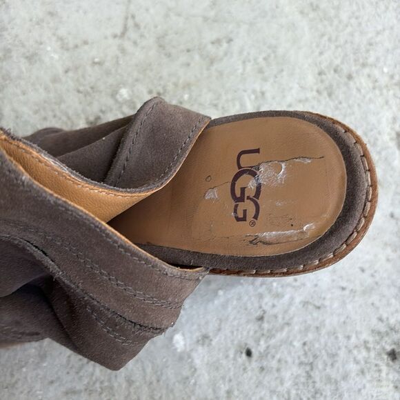 Ugg Valencia Brown peep toe - Picture 10 of 11